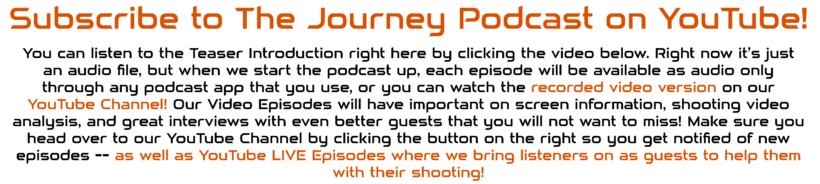 the journey podcast